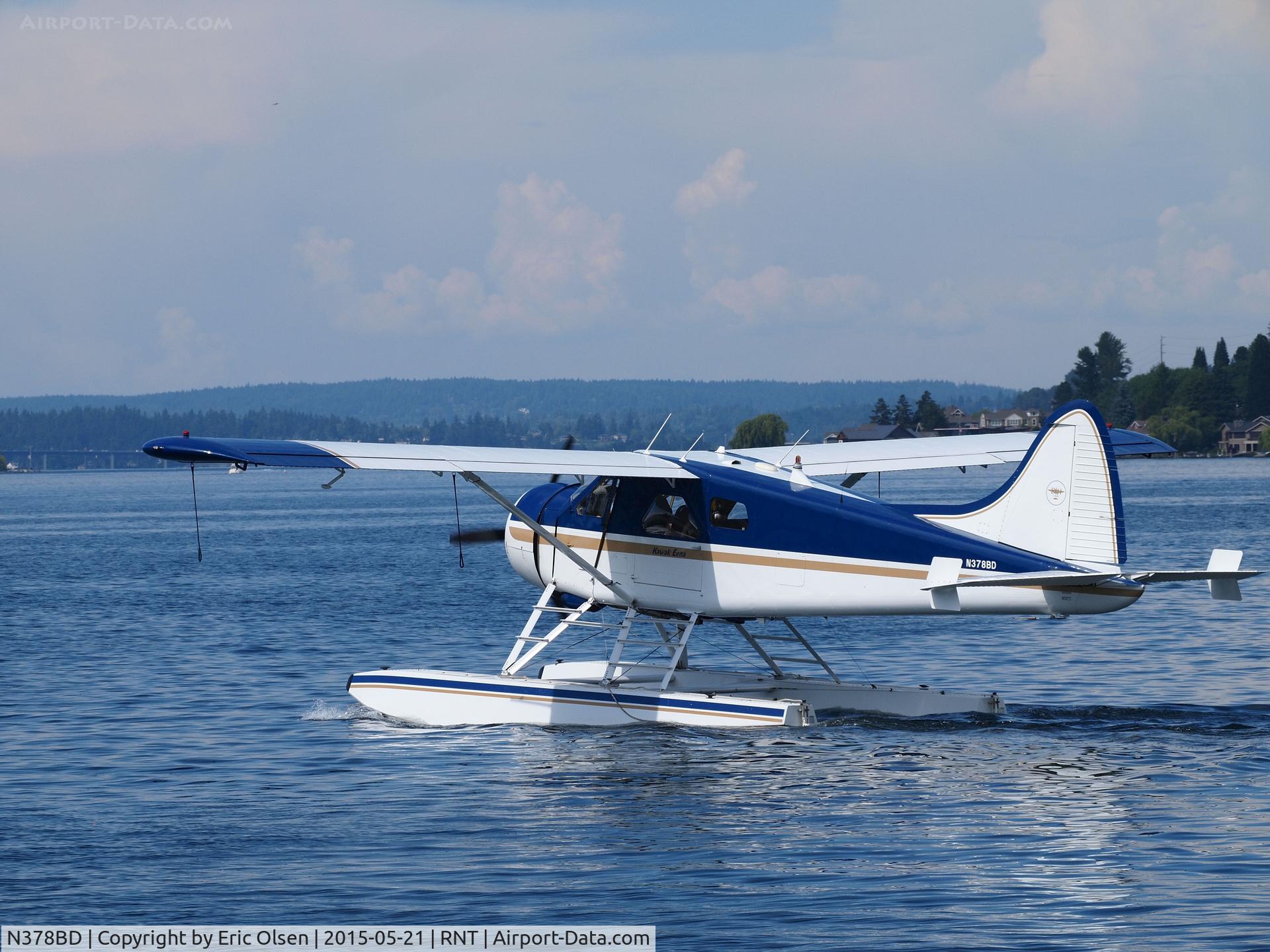 N378BD, 1955 De Havilland Canada DHC-2 Beaver Mk.I (L20A) C/N 806, N378BD leaving RNT.