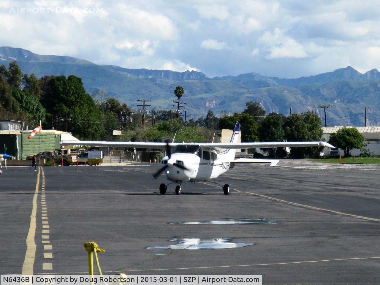 N6436B, 1978 Cessna T210M Turbo Centurion C/N 21062763, 1978 Cessna T210M TURBO CENTURION, Continental TSIO-520R 310 Hp, taxi back after landing Rwy 04