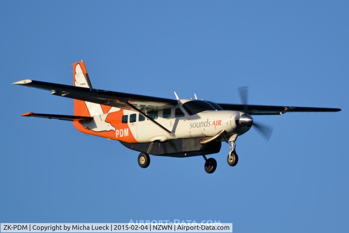 ZK-PDM, Cessna 208 Caravan 1 C/N 20800240, At Wellington