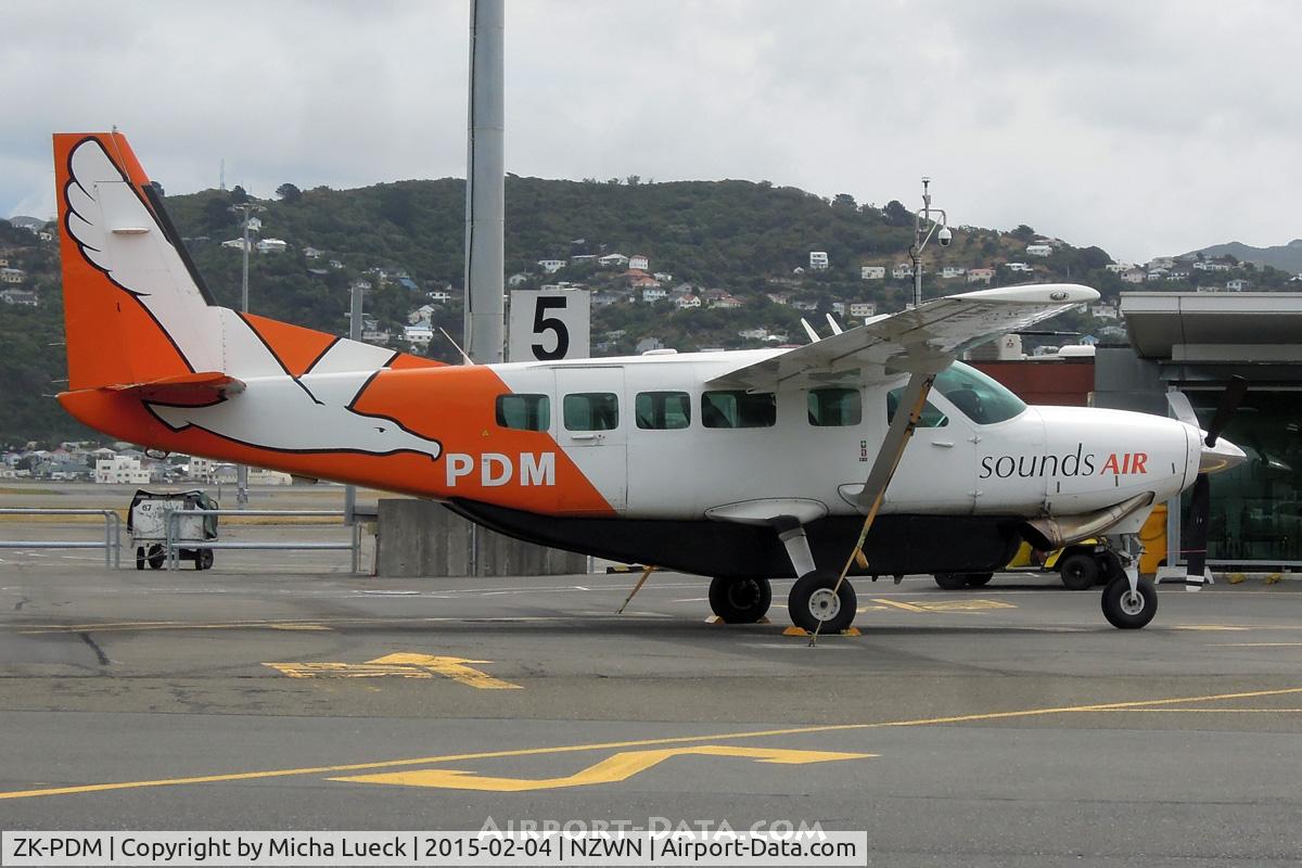 ZK-PDM, Cessna 208 Caravan 1 C/N 20800240, At Wellington