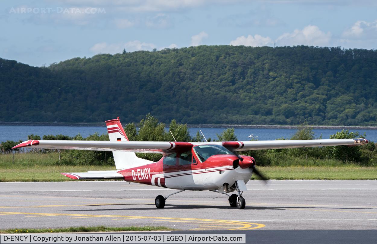 D-ENCY, 1972 Cessna 177RG Cardinal Cardinal C/N 177RG0069, Arriving at Oban Airport (North Connel).