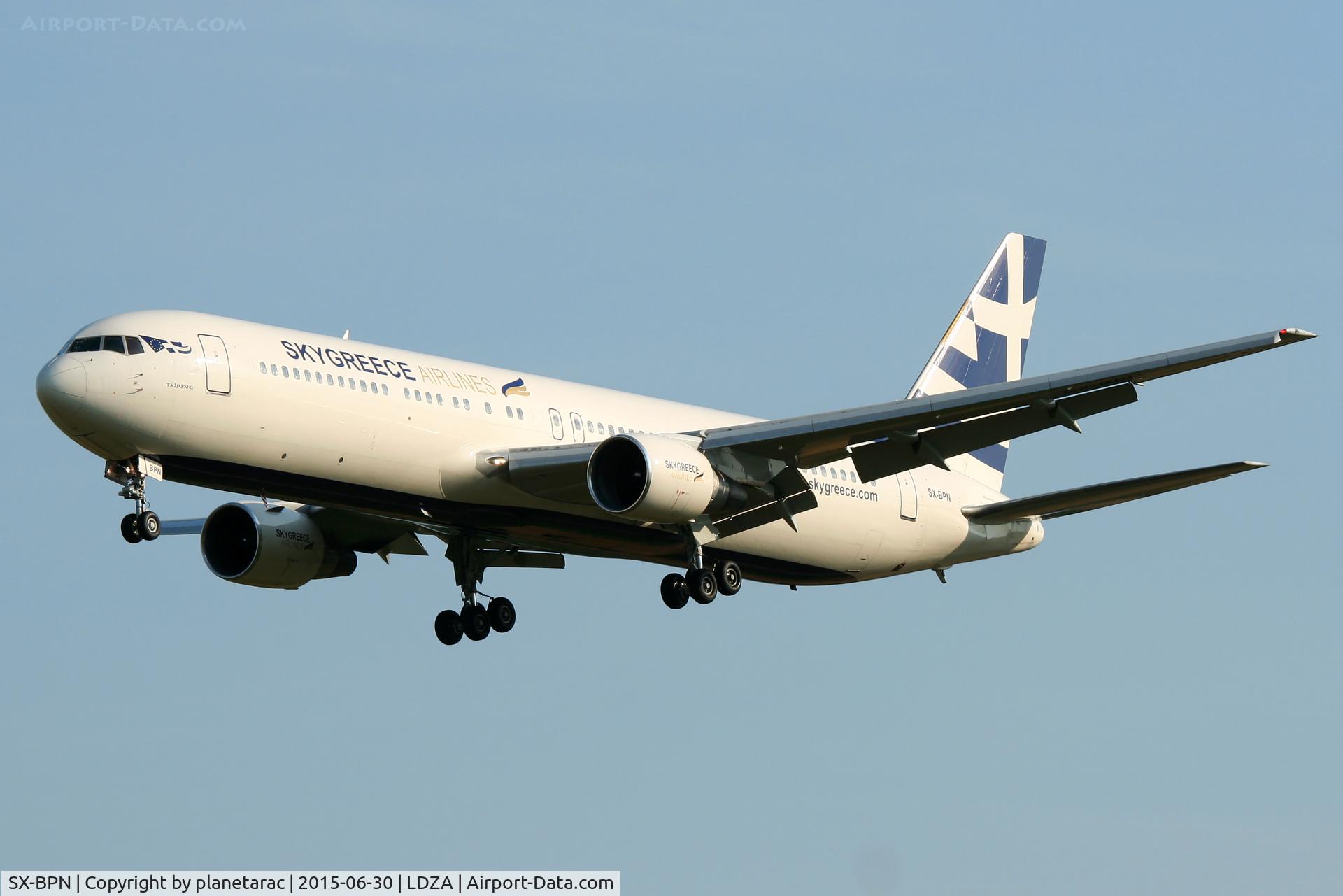 SX-BPN, 1992 Boeing 767-31A/ER C/N 26470, SkyGreece arrival  YYZ to ZAG