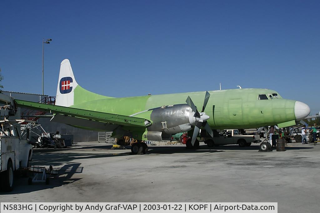 N583HG, 1953 Convair 580 C/N 65, Canjet CV-580