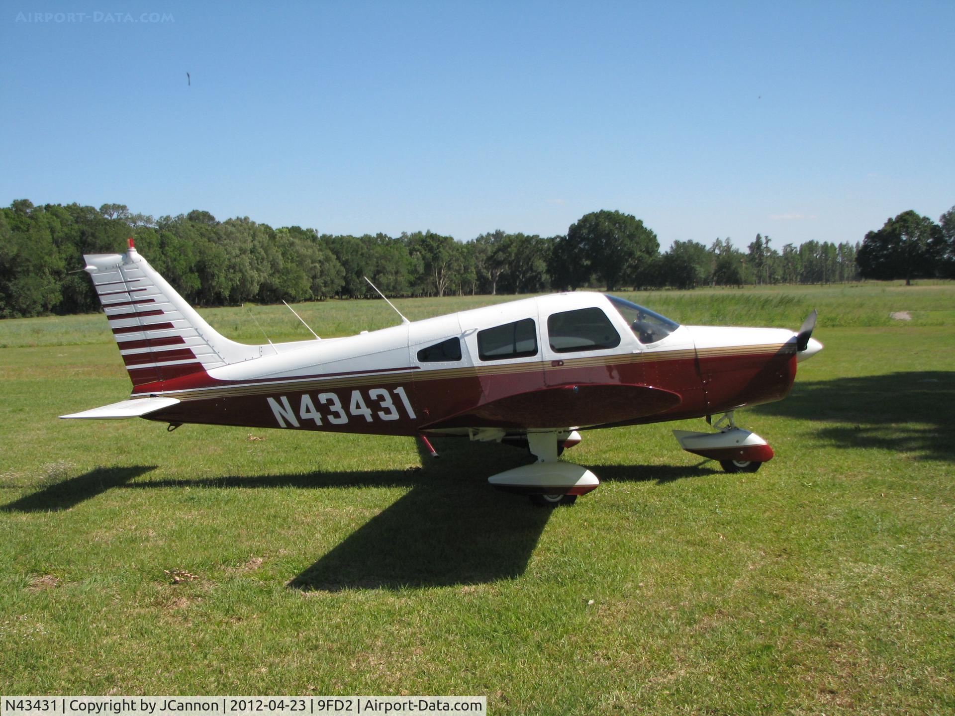 N43431, 1974 Piper PA-28-140 C/N 28-7425366, 1974 PA28-150