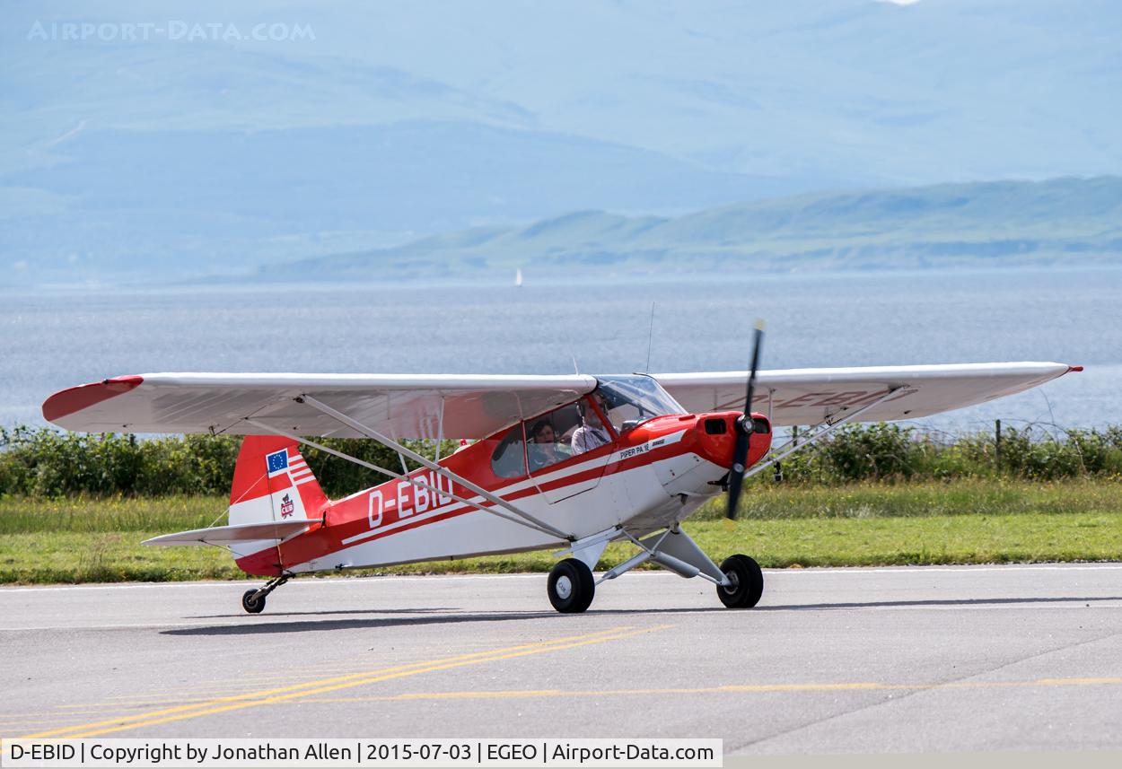 D-EBID, 1957 Piper PA-18 Cub C/N 18-5660, At Oban Airport, North Connel.