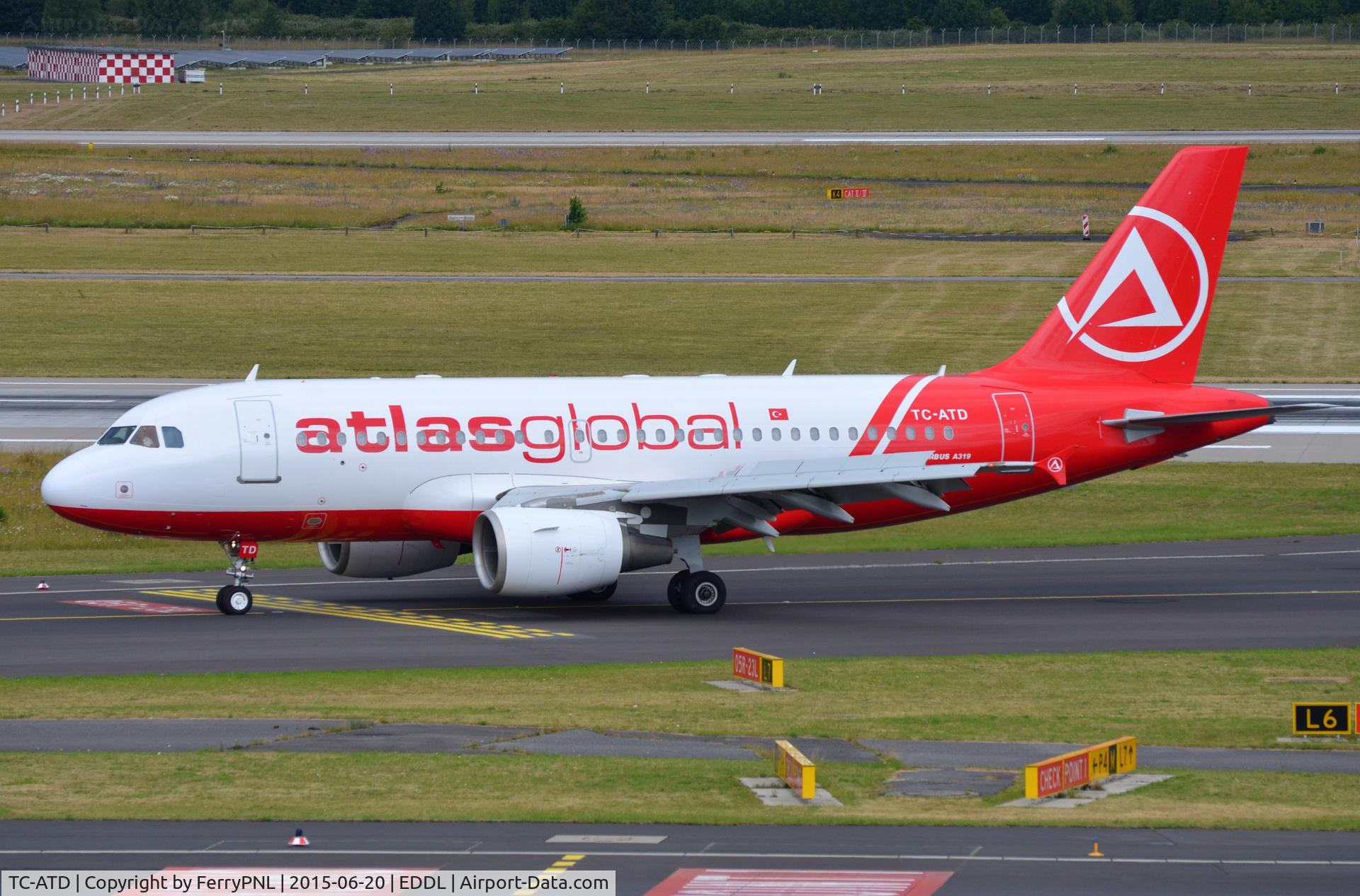 TC-ATD, 1999 Airbus A319-112 C/N 1124, Atlasglobal A319