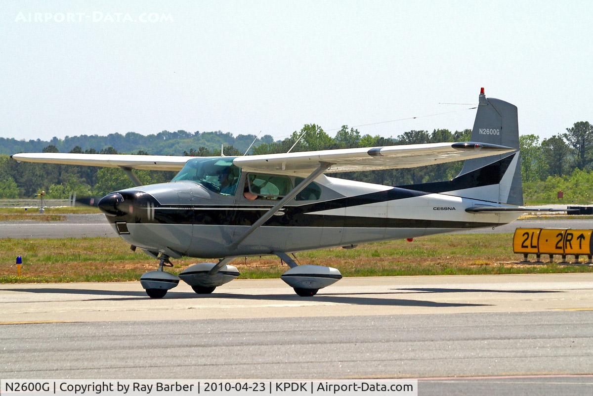N2600G, 1959 Cessna 182B Skylane C/N 51900, Cessna 182B Skylane [51900] Atlanta-Dekalb Peachtree~N 23/04/2010