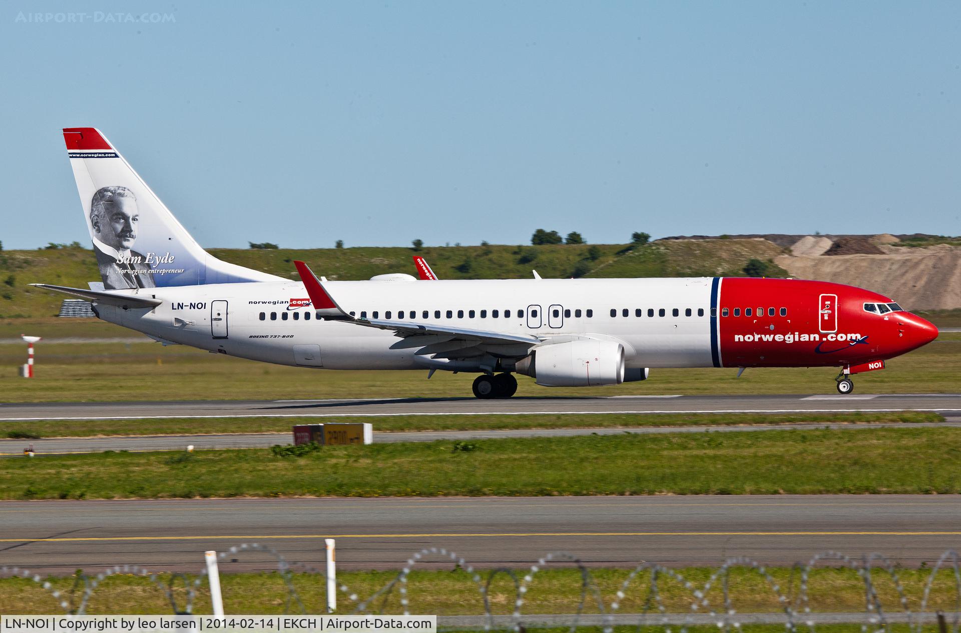 LN-NOI, 2009 Boeing 737-86N C/N 36820, Copenhagen 14.2.14