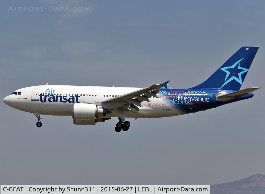 C-GFAT, 1990 Airbus A310-304 C/N 545, Landing rwy 25R in new c/s