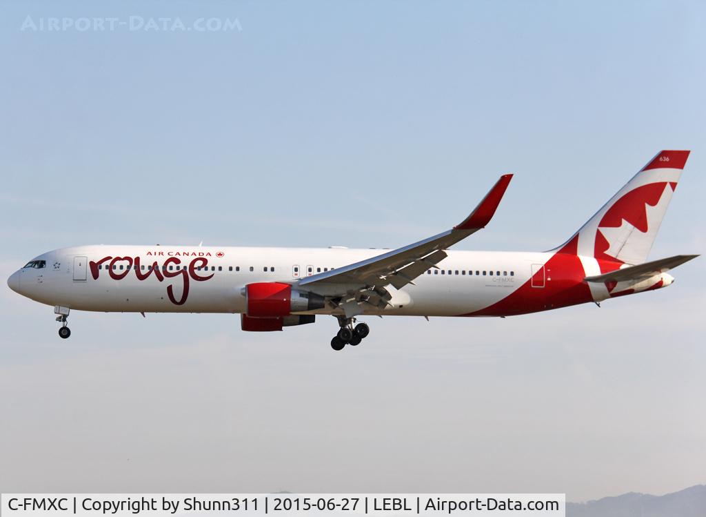 C-FMXC, 1996 Boeing 767-333/ER C/N 25588, Landing rwy 25R