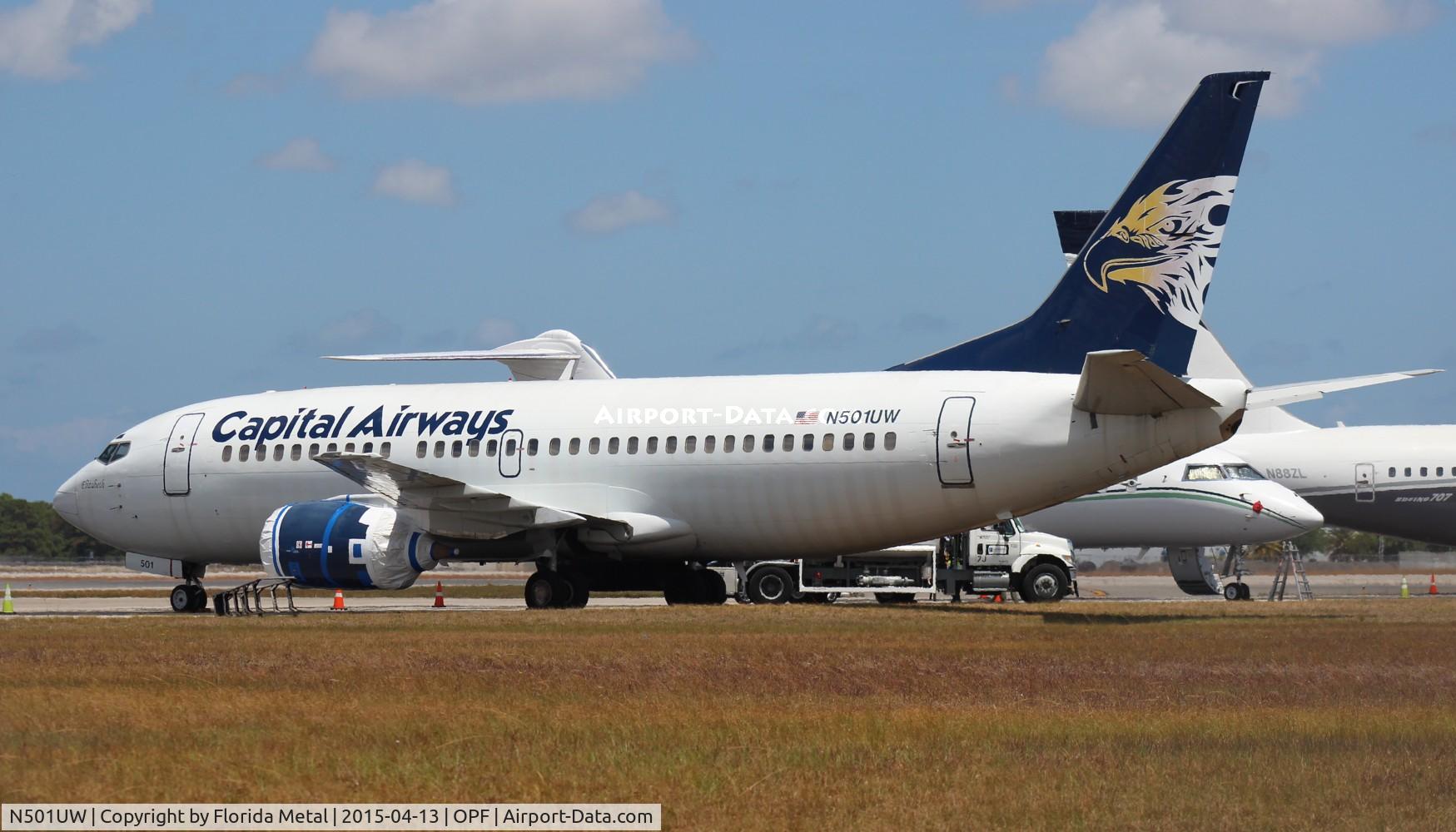 N501UW, 1985 Boeing 737-301 C/N 23231, Capital Airways