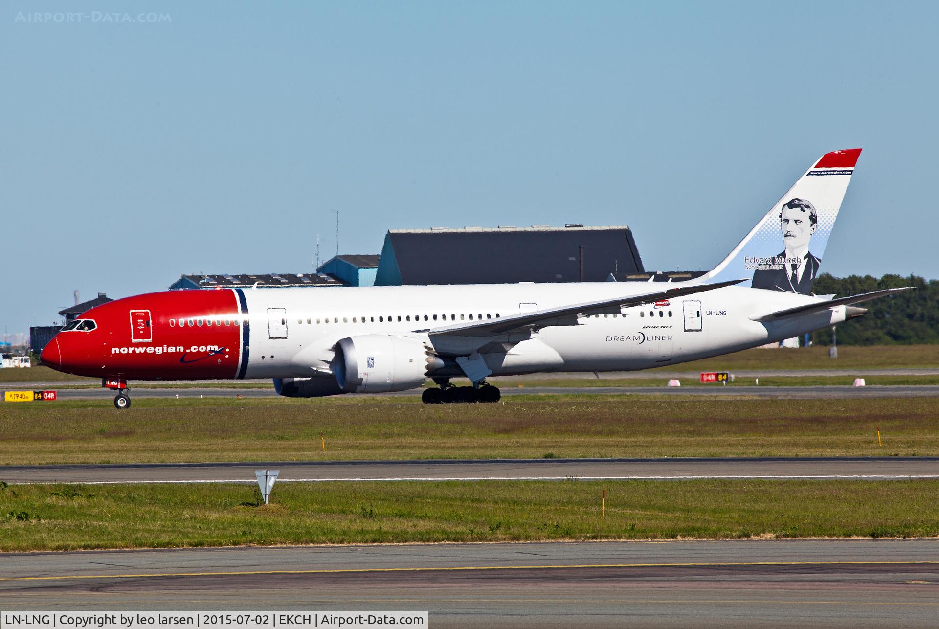 LN-LNG, 2014 Boeing 787-8 Dreamliner Dreamliner C/N 35314, Copenhagen 2.7.15
