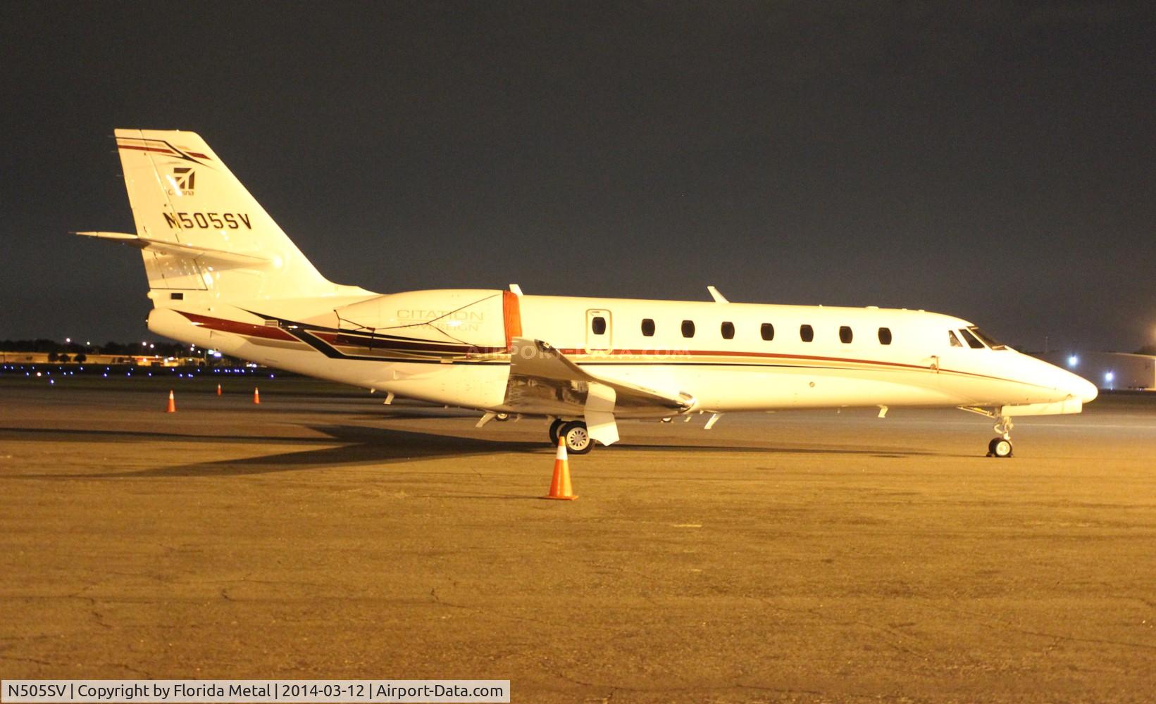 N505SV, 2013 Cessna Citation 680 Sovereign C/N 680-0505, Sovereign +