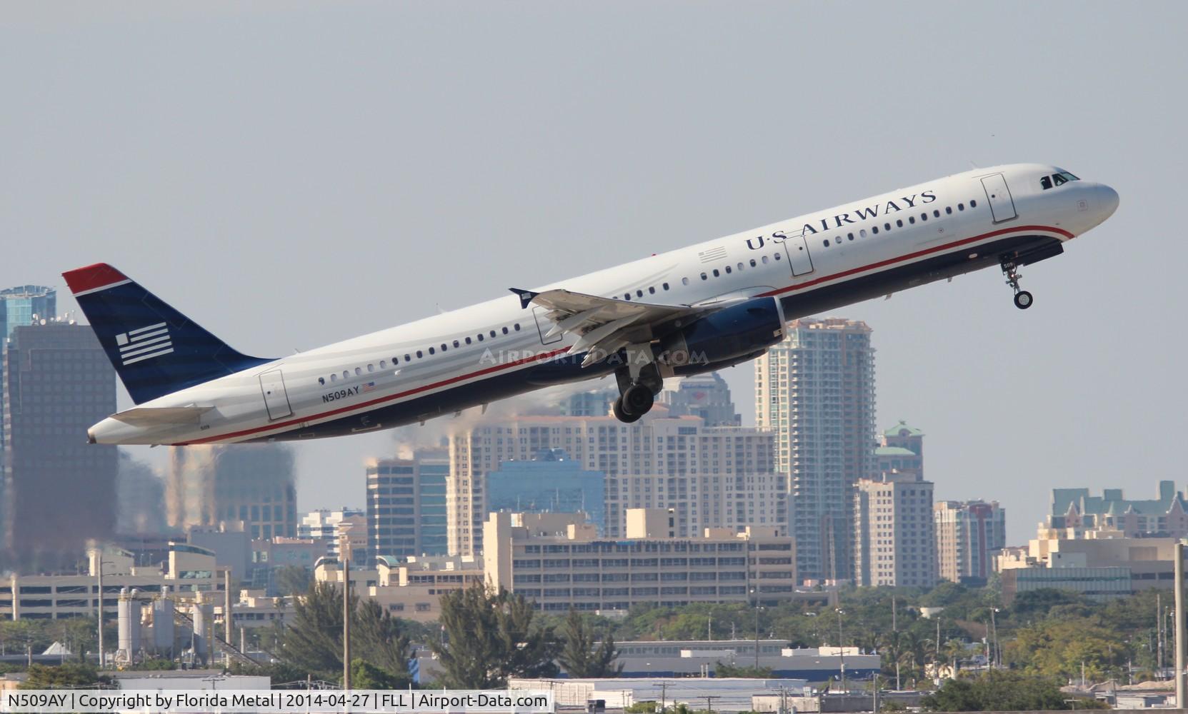 N509AY, 2009 Airbus A321-231 C/N 3796, US Airways