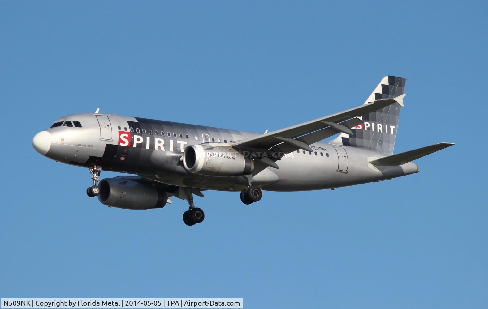 N509NK, 2005 Airbus A319-132 C/N 2603, Spirit A319