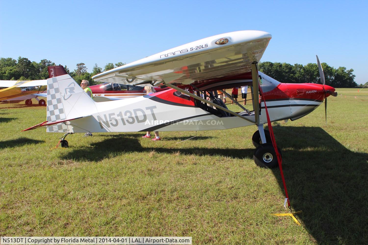 N513DT, 2013 Rans S-20LS Raven C/N 07130001, Rans S-20LS