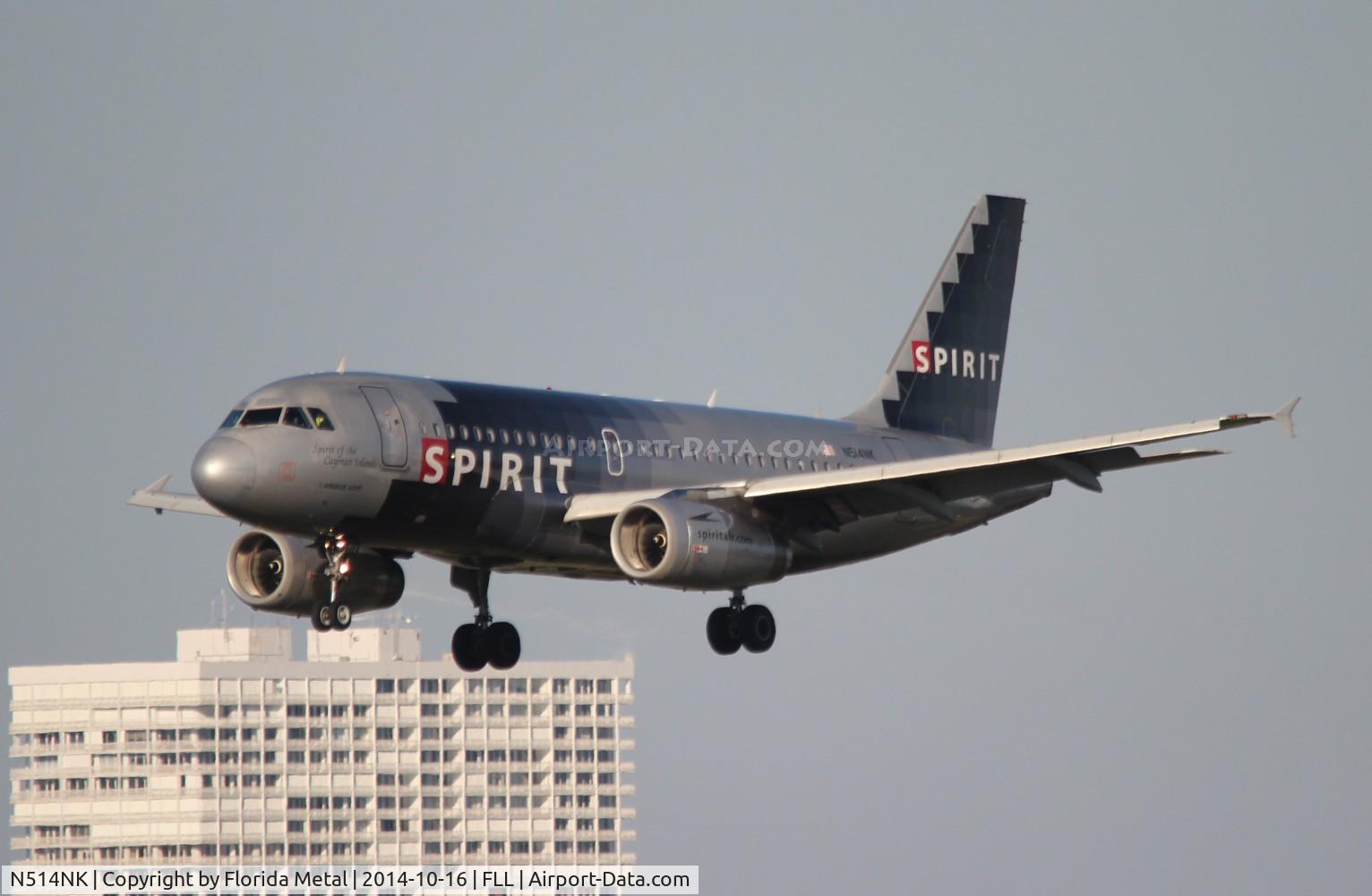 N514NK, 2006 Airbus A319-132 C/N 2679, Spirit
