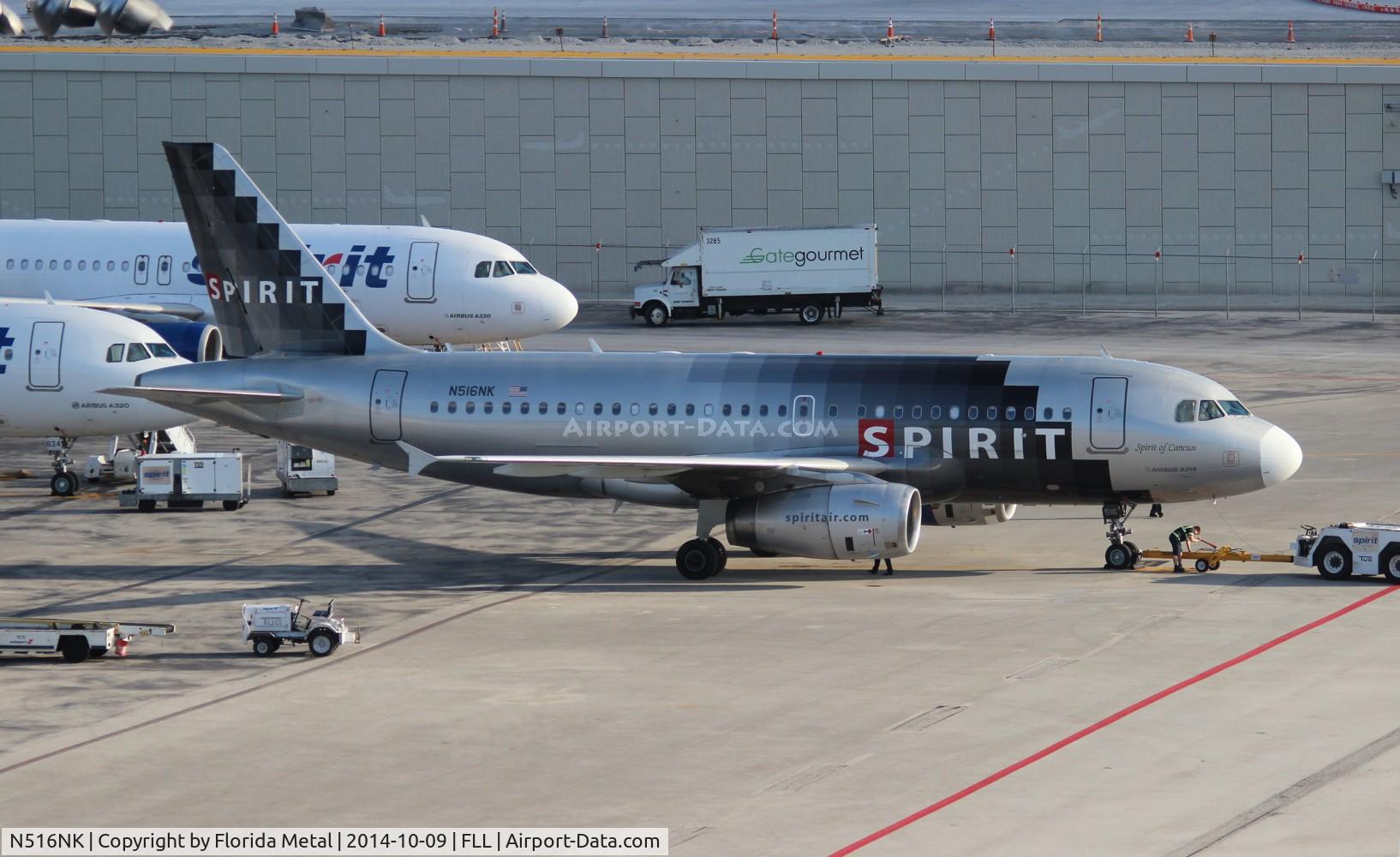 N516NK, 2006 Airbus A319-132 C/N 2704, Spirit