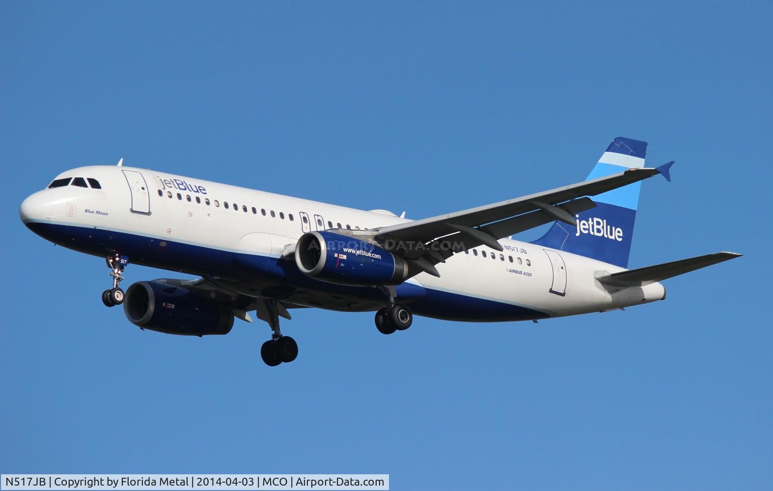N517JB, 2000 Airbus A320-232 C/N 1327, Jet Blue