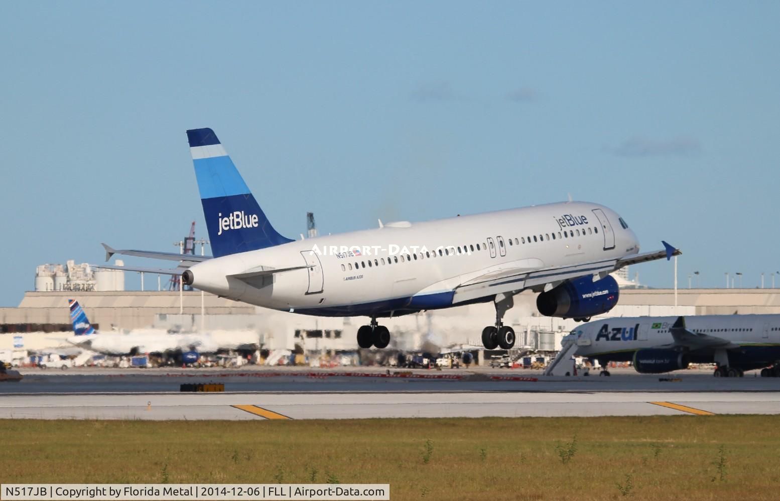N517JB, 2000 Airbus A320-232 C/N 1327, Jet Blue