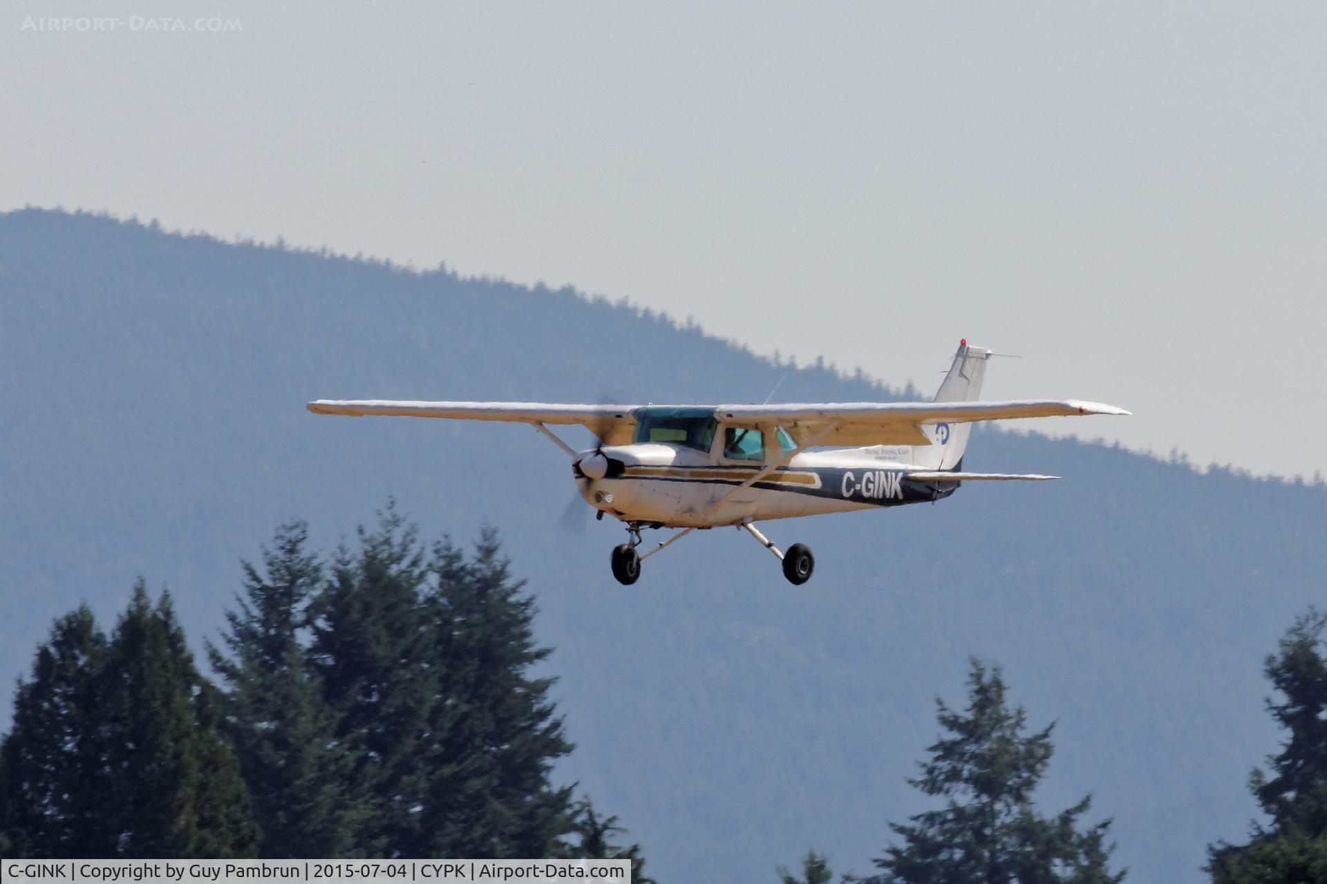 C-GINK, 1980 Cessna 152 C/N 15284807, Landing
