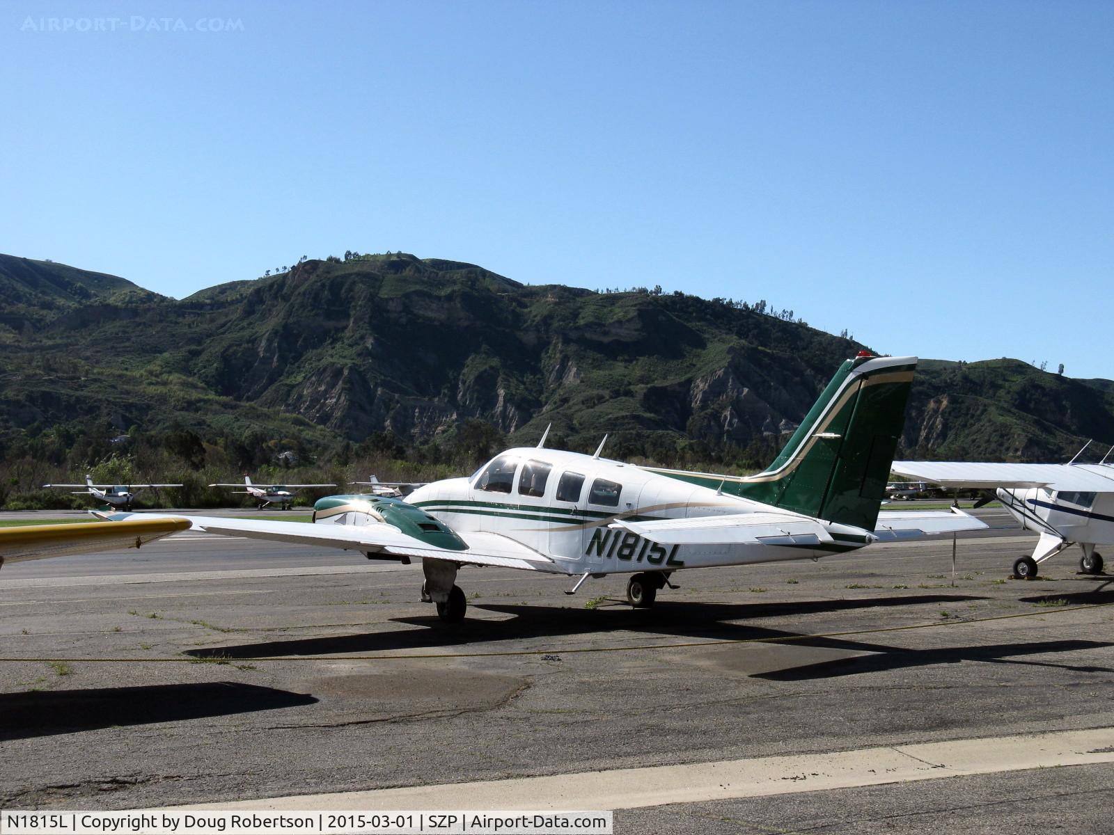 N1815L, 1976 Beech 58P Baron C/N TJ-63, 1976 Beech 58P BARON, two Continental TSIO-520-LB1C 310 Hp each, turbocharged & pressurized top of the line Baron.