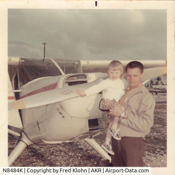 N8484K, 1946 Universal Stinson 108-1 C/N 108-1484, N8484K With Jennifer and Fred Klohn 1967
