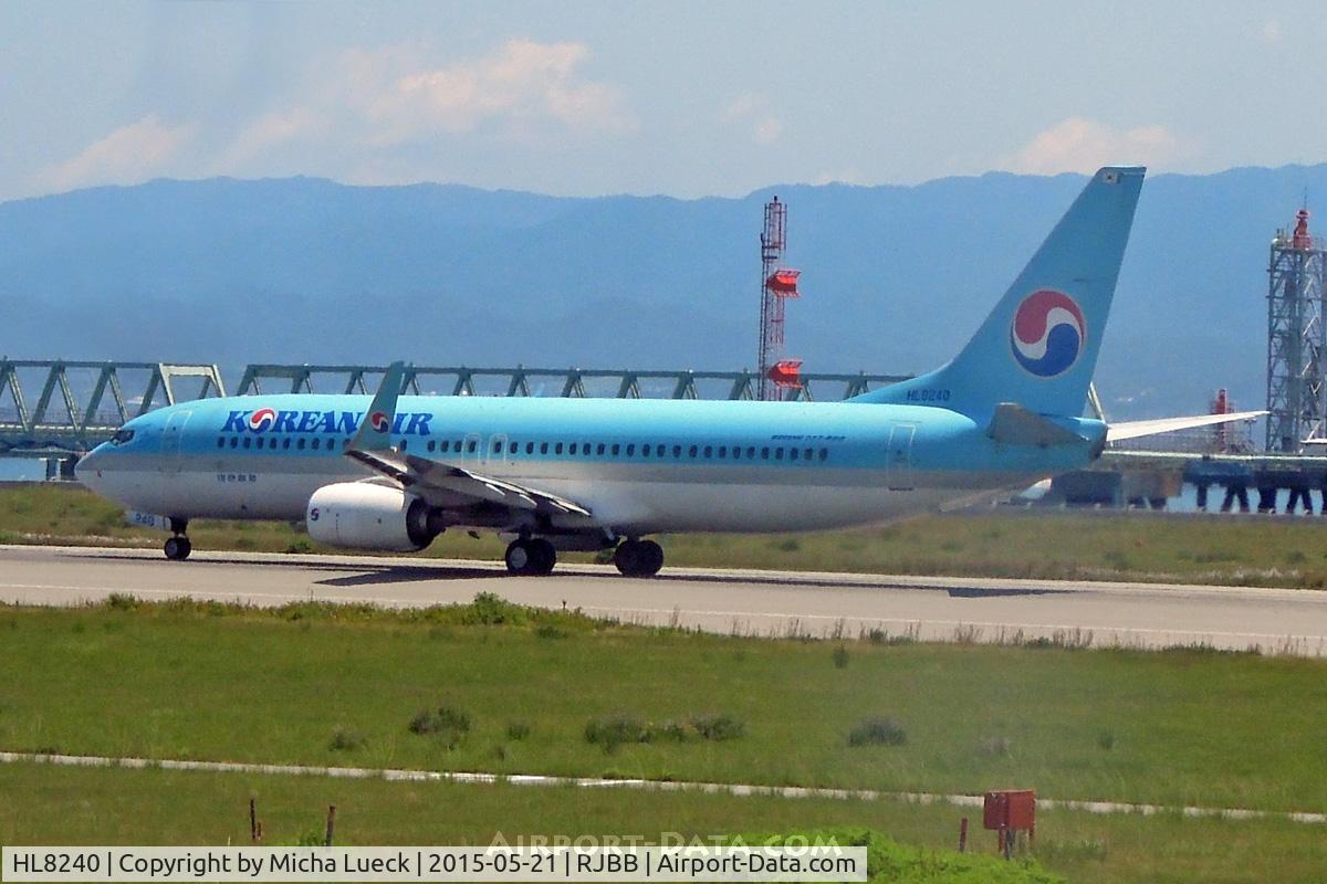 HL8240, 2011 Boeing 737-800 C/N 39447, At Kansai