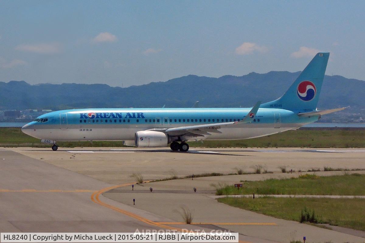 HL8240, 2011 Boeing 737-800 C/N 39447, At Kansai