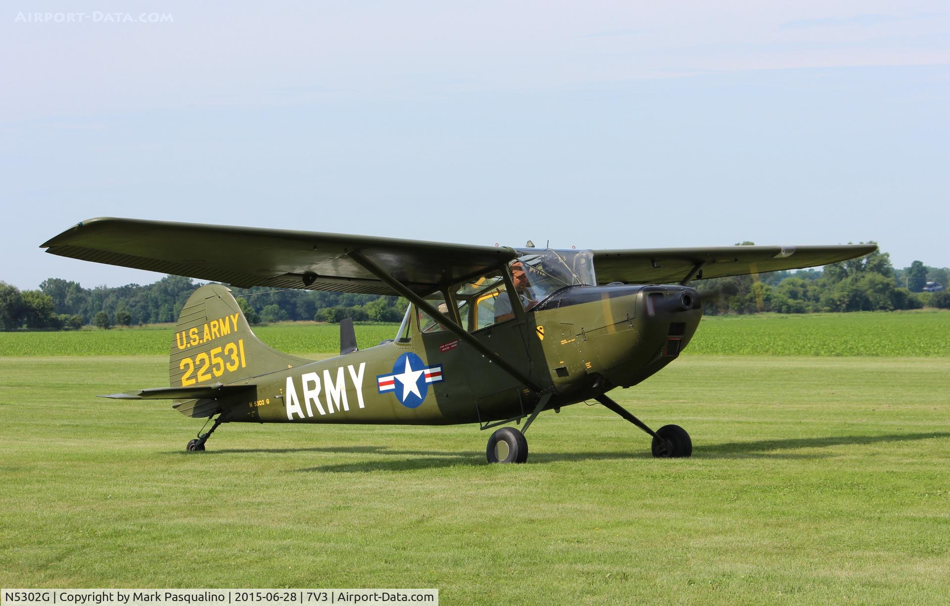 N5302G, 1951 Cessna 305A C/N 22531, Cessna L-19