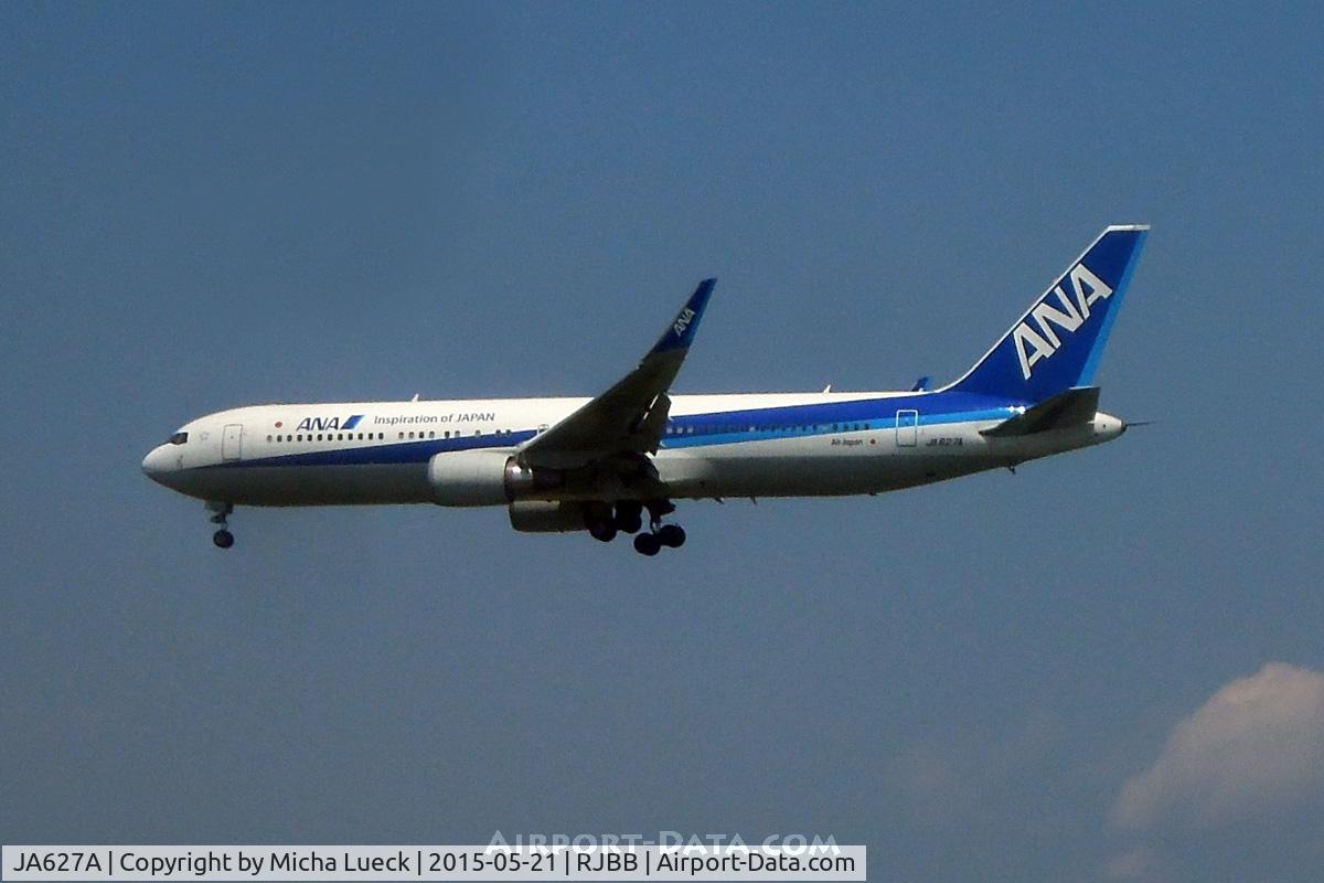 JA627A, 2012 Boeing 767-381/ER C/N 40898, At Kansai