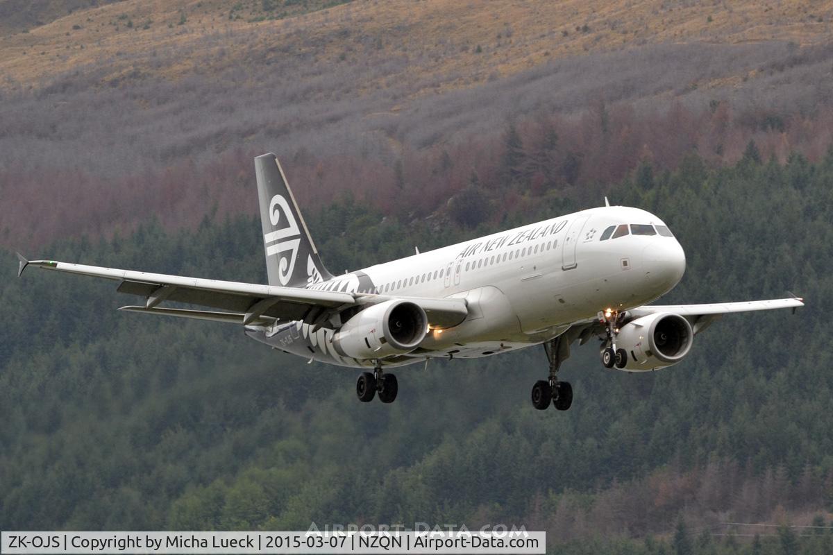 ZK-OJS, 2011 Airbus A320-232 C/N 4926, At Queenstown