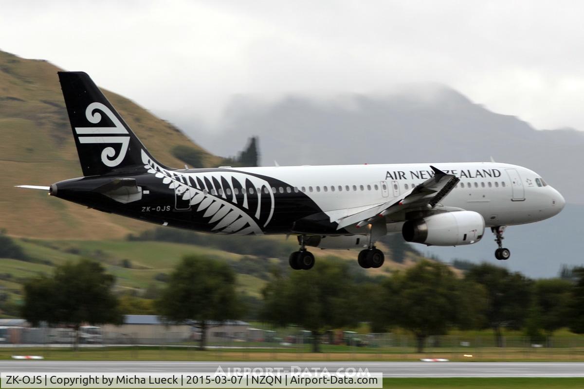 ZK-OJS, 2011 Airbus A320-232 C/N 4926, At Queenstown