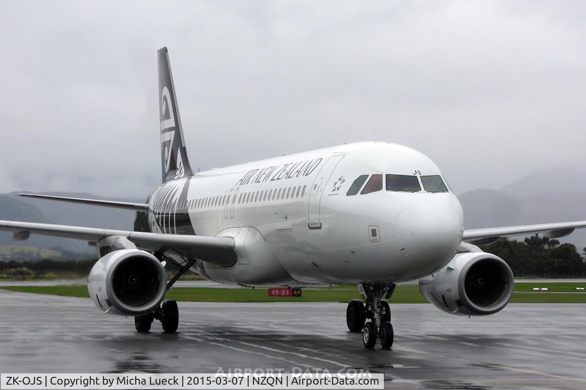 ZK-OJS, 2011 Airbus A320-232 C/N 4926, A gloomy day in Queenstown