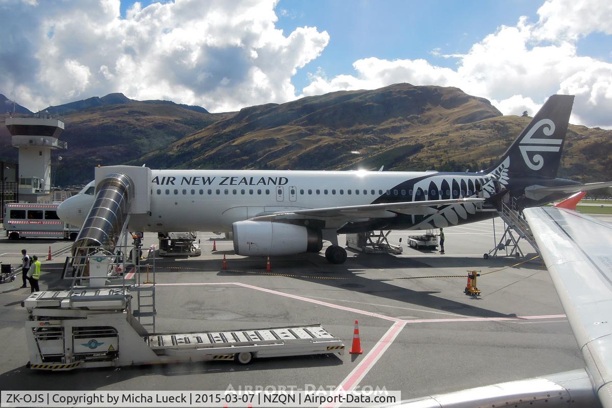 ZK-OJS, 2011 Airbus A320-232 C/N 4926, Taken from Jetstar's A 320-200 (VH-VQA)