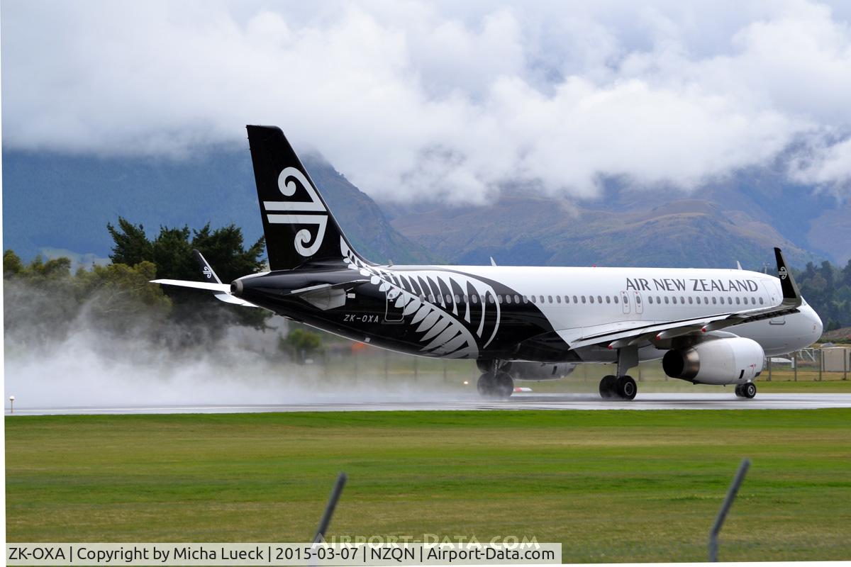 ZK-OXA, 2013 Airbus A320-232 C/N 5269, At Queenstown