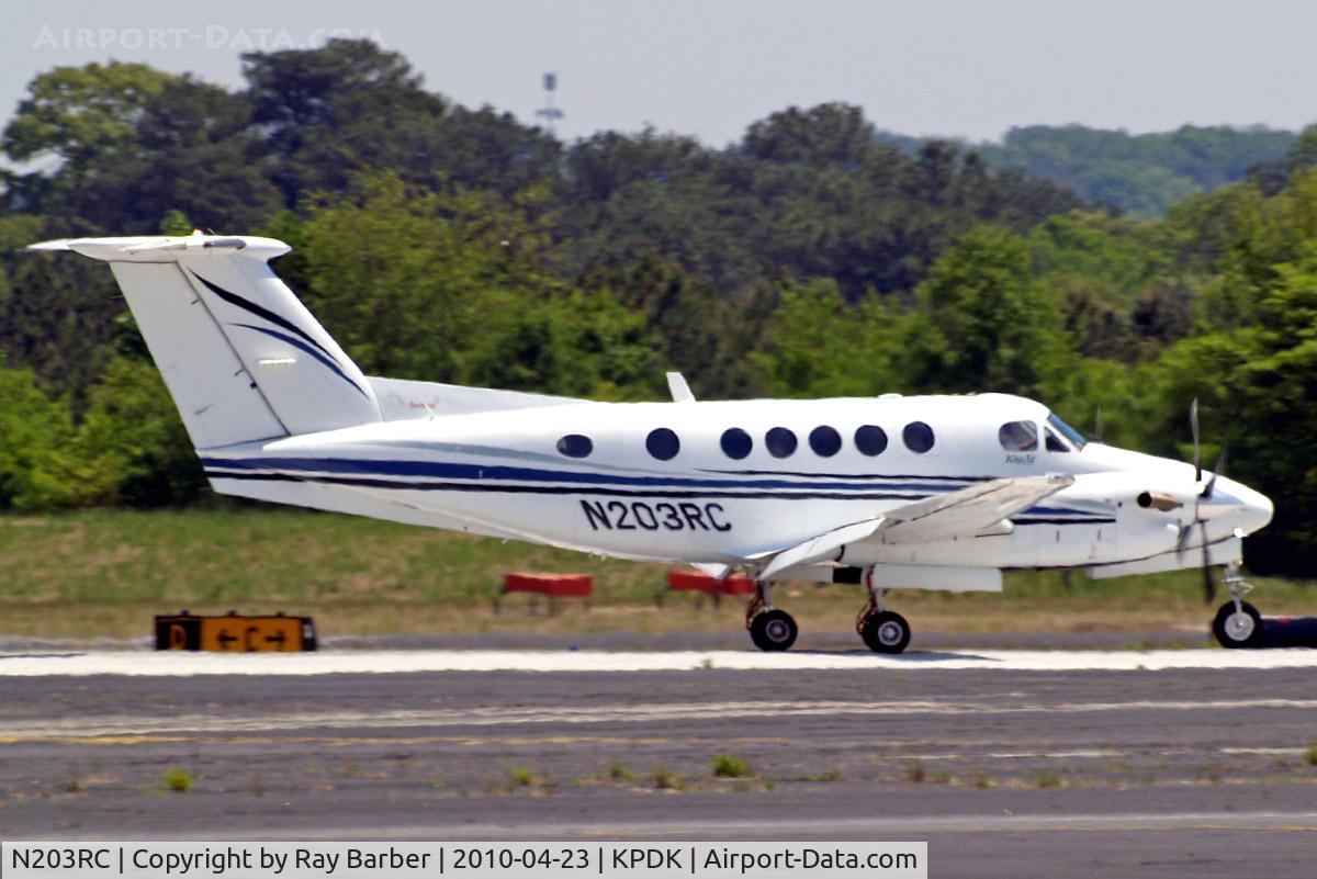 N203RC, Raytheon Aircraft Company B200 C/N BB-1822, Beech B200 Super King Air [BB-1822] Atlanta-Dekalb Peachtree~N 23/04/2010