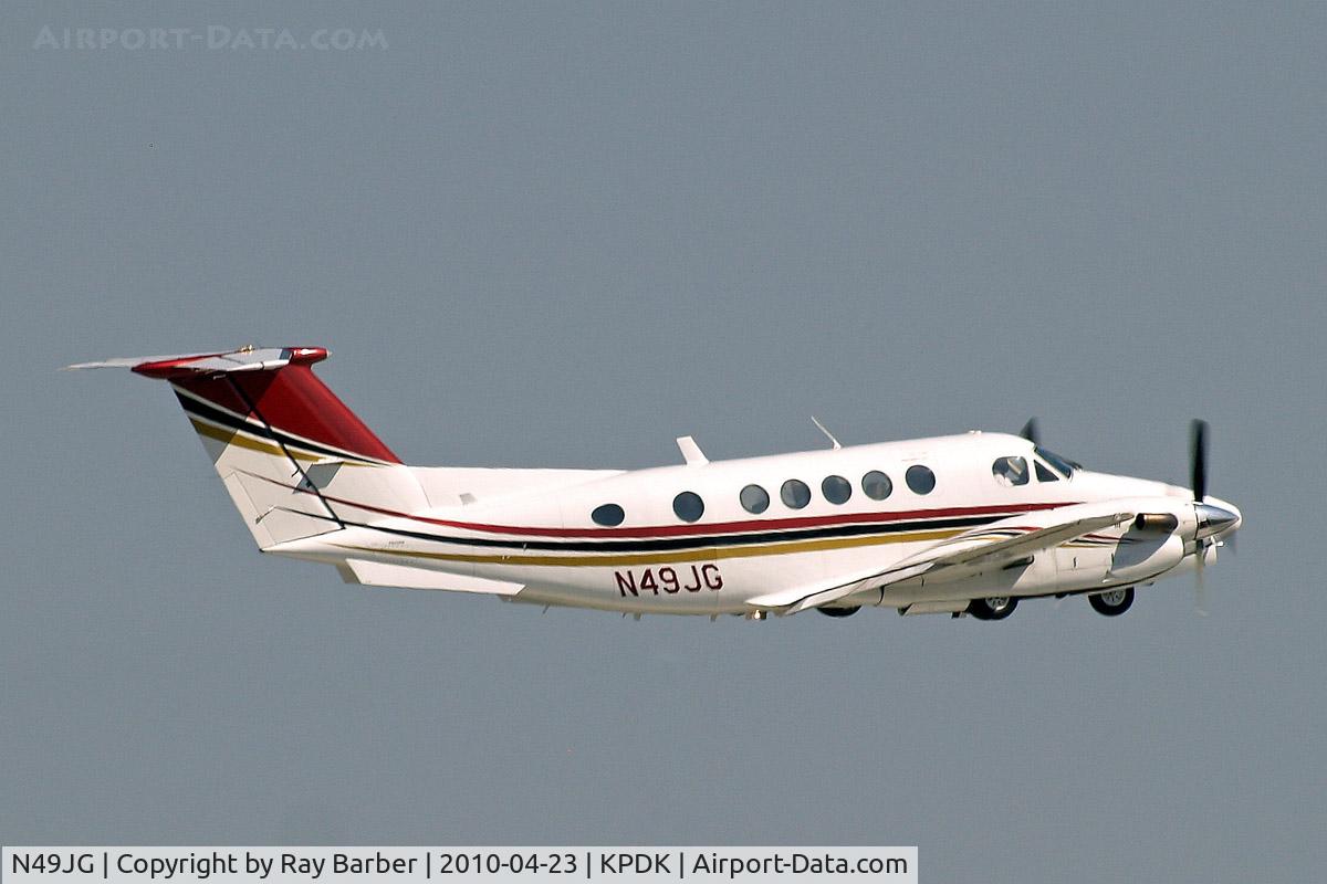 N49JG, 1981 Beech B200 King Air C/N BB-884, Beech B200 Super King Air [BB-884] Atlanta-Dekalb Peachtree~N 23/04/2010