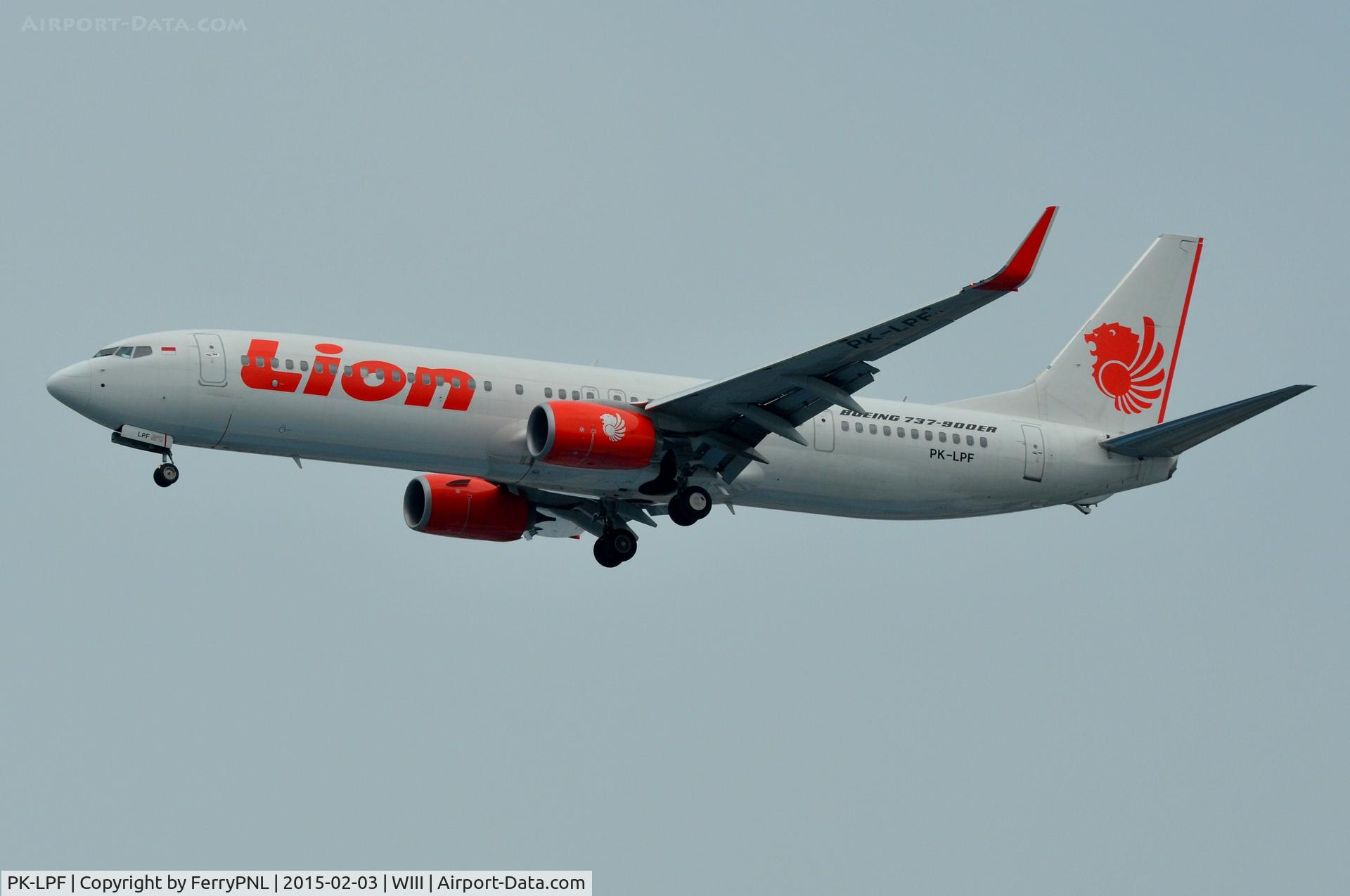 PK-LPF, 2014 Boeing 737-9GP/ER C/N 39880, Lioan Air B739