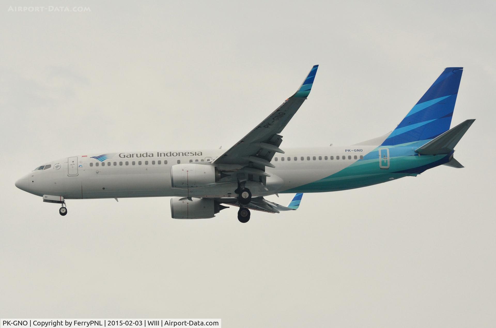 PK-GNO, 2014 Boeing 737-8U3 C/N 41800, Garuda B738