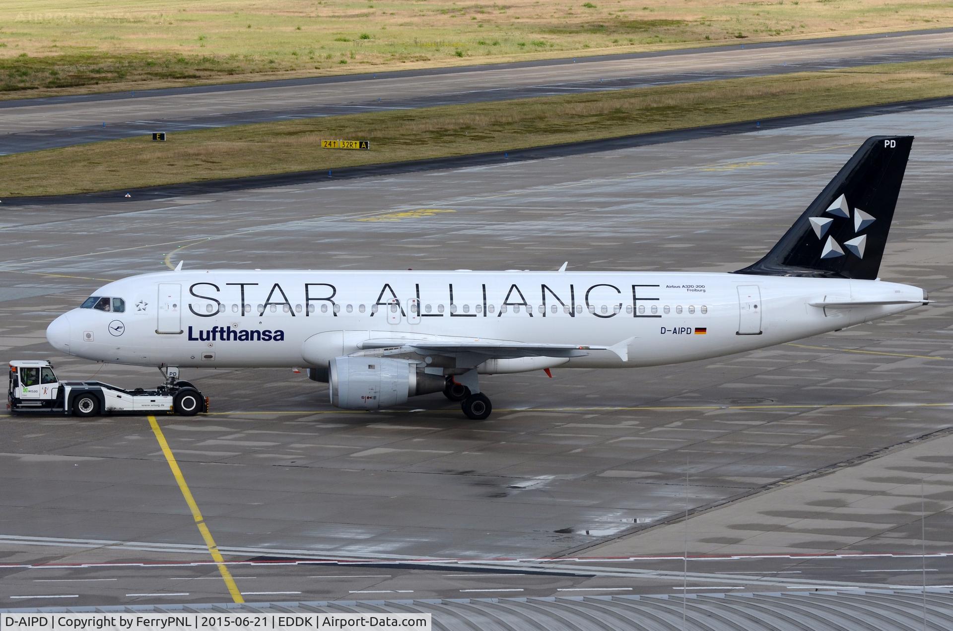 D-AIPD, 1989 Airbus A320-211 C/N 0072, Lufthansa A320 in Star c/s