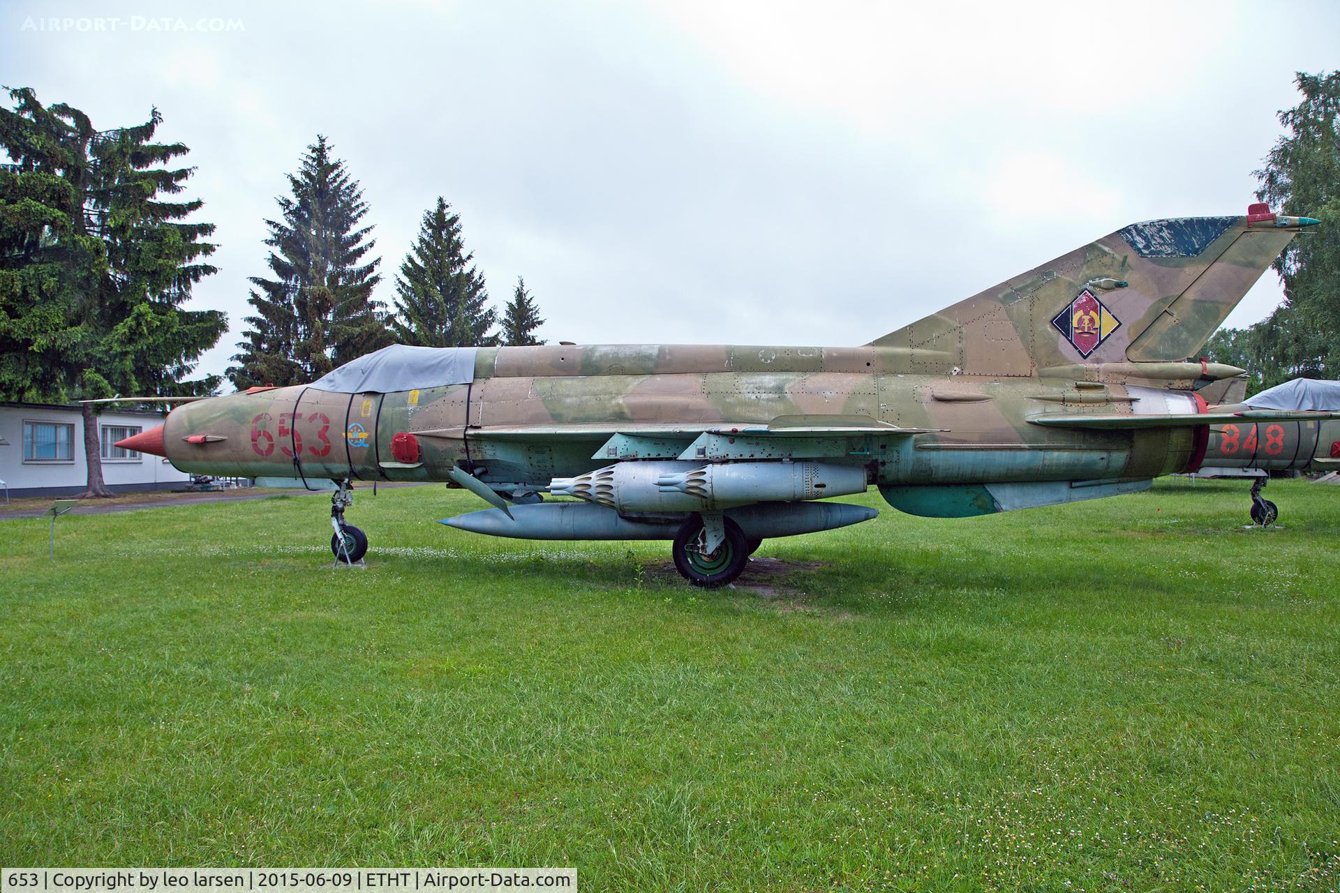 653, 1972 Mikoyan-Gurevich MiG-21MF C/N 5311, Flugplatzmuseum Cottbus 9.6.15
