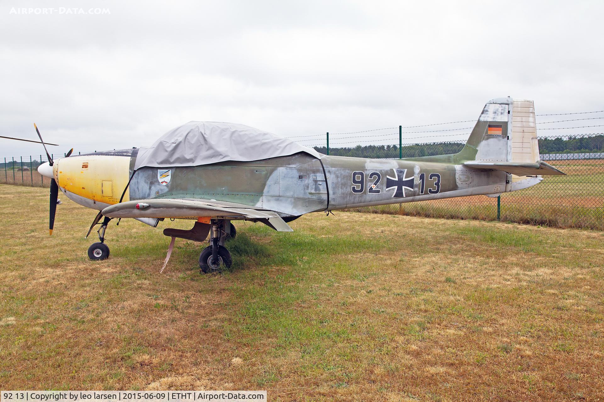 92 13, Piaggio P-149D C/N 309, Flugplatzmuseum Cottbus 9.6.15