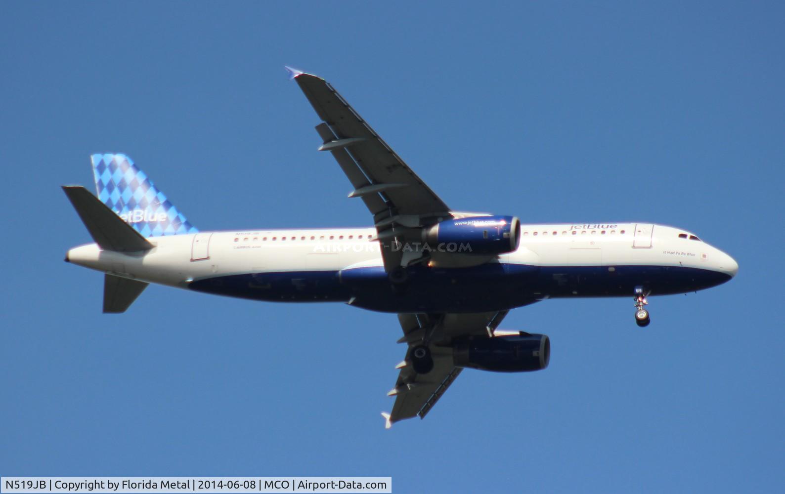 N519JB, 2001 Airbus A320-232 C/N 1398, Jet Blue