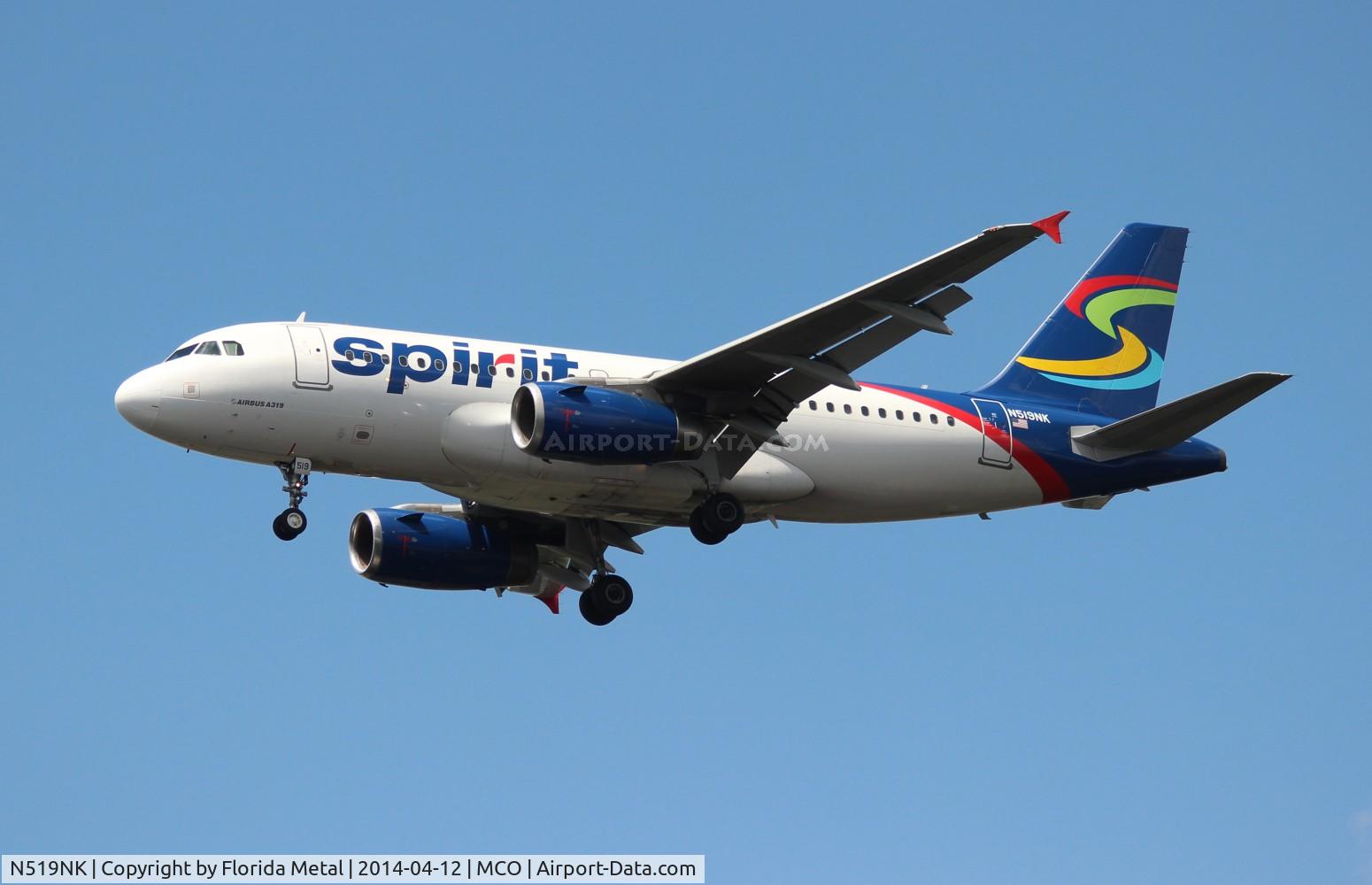 N519NK, 2006 Airbus A319-132 C/N 2723, Spirit A319