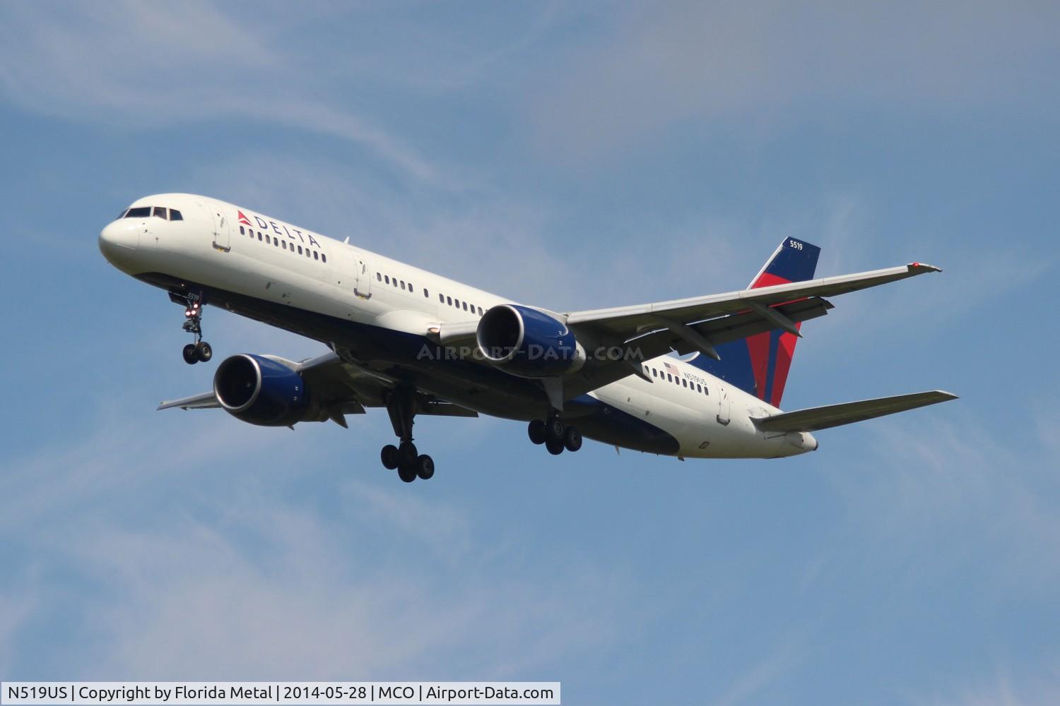 N519US, 1986 Boeing 757-251 C/N 23207, Delta