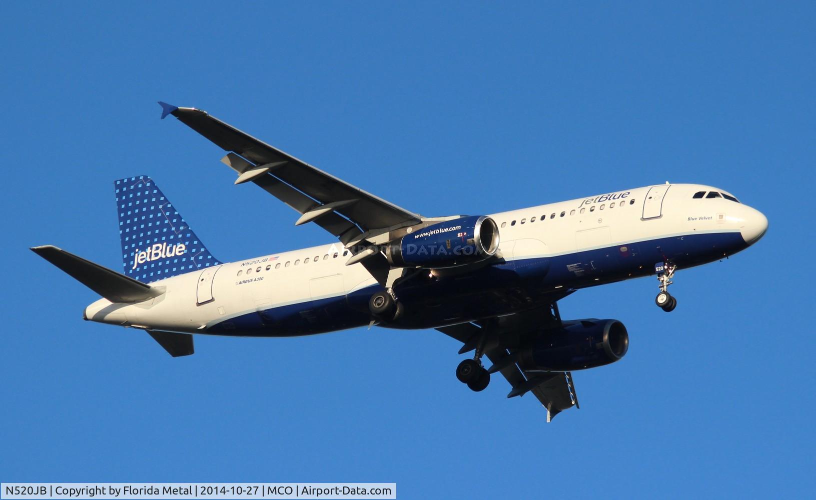 N520JB, 2001 Airbus A320-232 C/N 1446, Jet Blue
