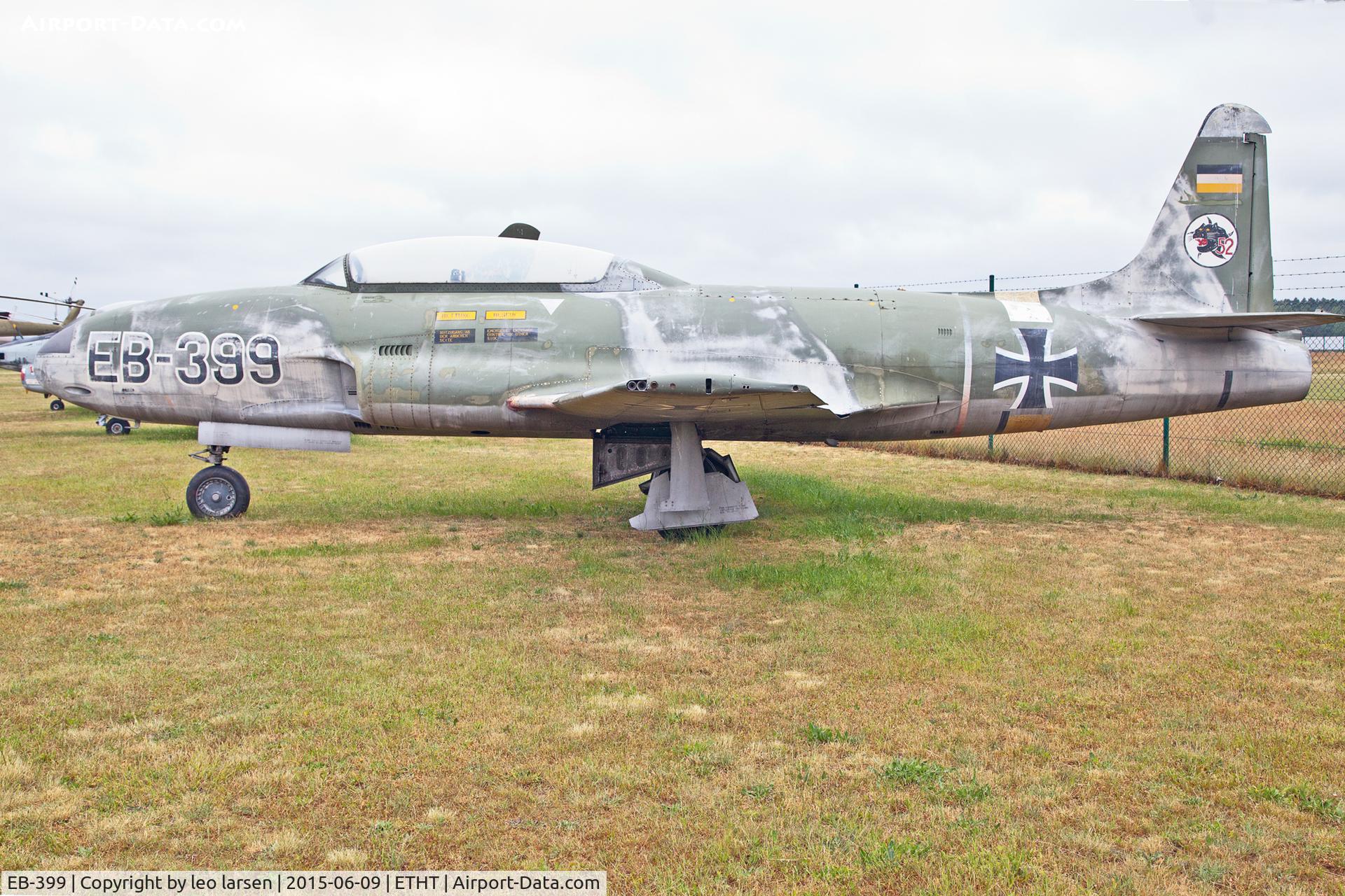 EB-399, Lockheed T-33A Shooting Star C/N 580-8960, Flugplatzmuseum Cottbus 9.6.15