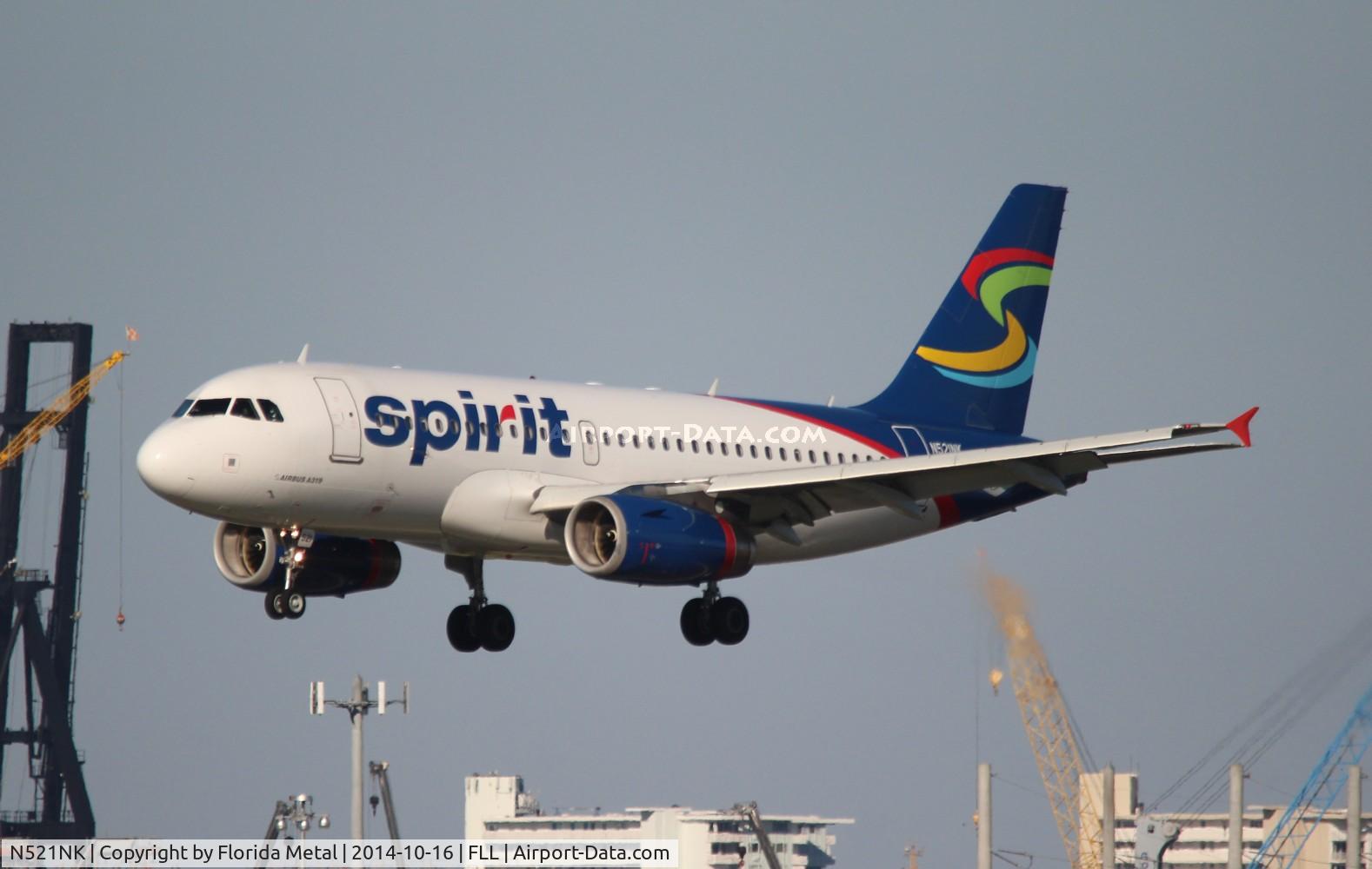 N521NK, 2006 Airbus A319-132 C/N 2797, Spirit