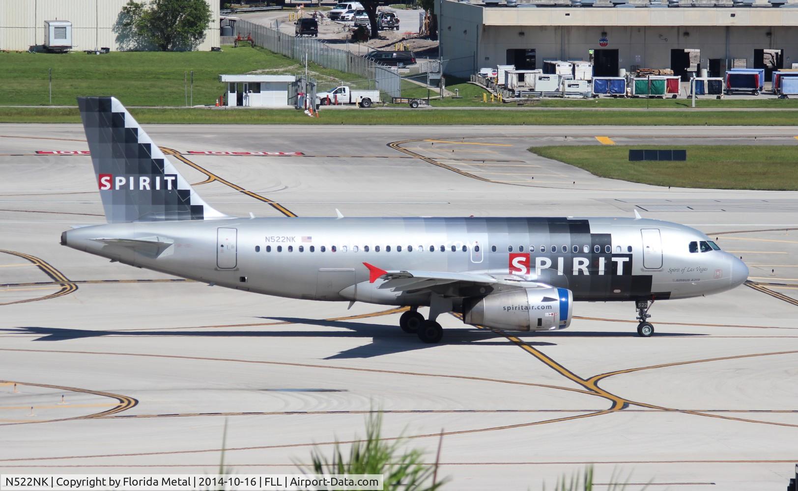 N522NK, 2006 Airbus A319-132 C/N 2893, Spirit